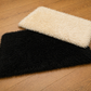 Dual Luxe Plush Microfiber Rug Set (Black & Ivory)
