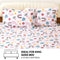 Starry Meadow Pastel Cotton King Size Bedding Set 275x275cm