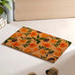 Poppy Blossoms Natural Coir Floor Mat 24x16 Inch