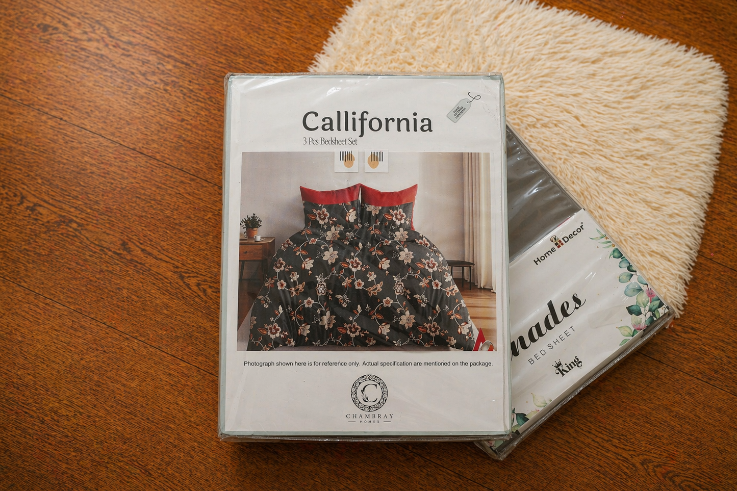 California Floral  Bedsheet Set