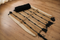 Rustic Stride Handwoven Jute Runner with Luxe Black Accent