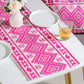Colour Pop Cushion Cover And Runner Pink Set Of 3