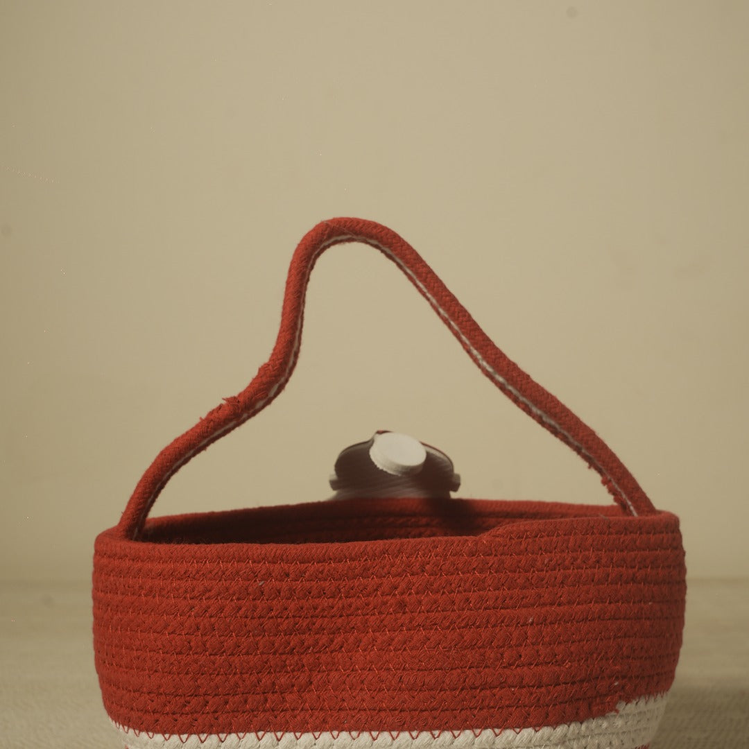 Christmas Santa Basket – Festive Decorative Storage