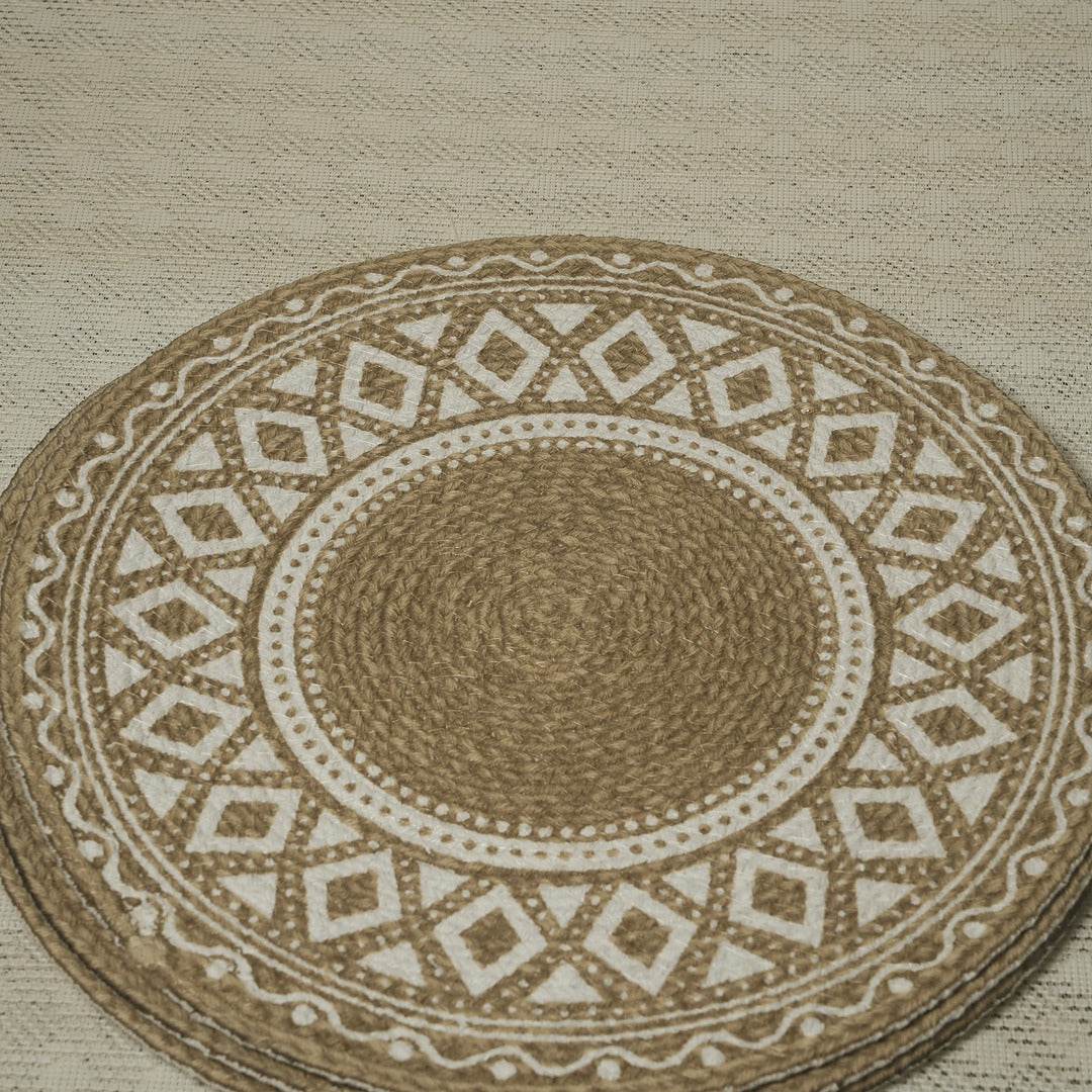 Doriaah Handwoven Boho Round Placemats