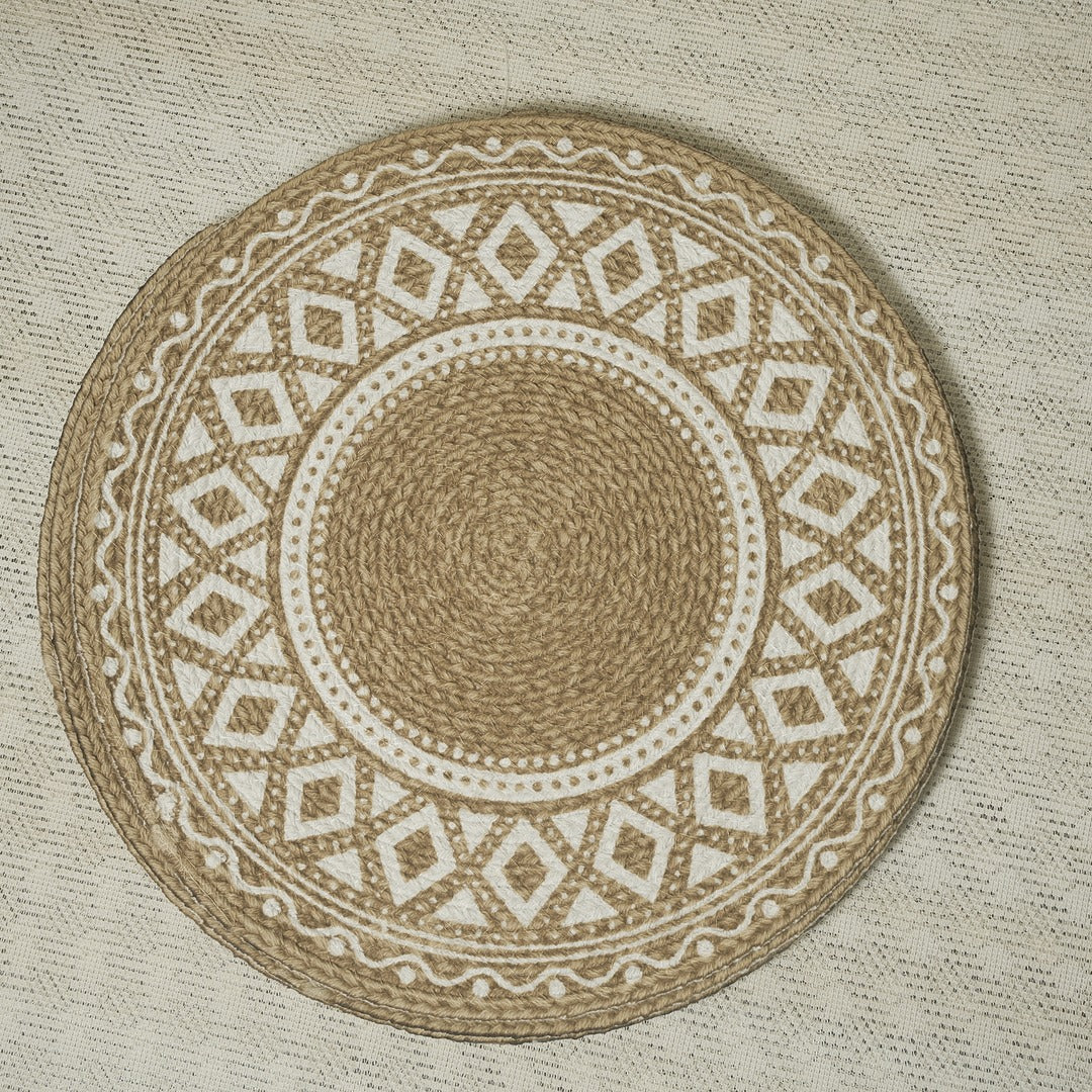 Doriaah Handwoven Boho Round Placemats