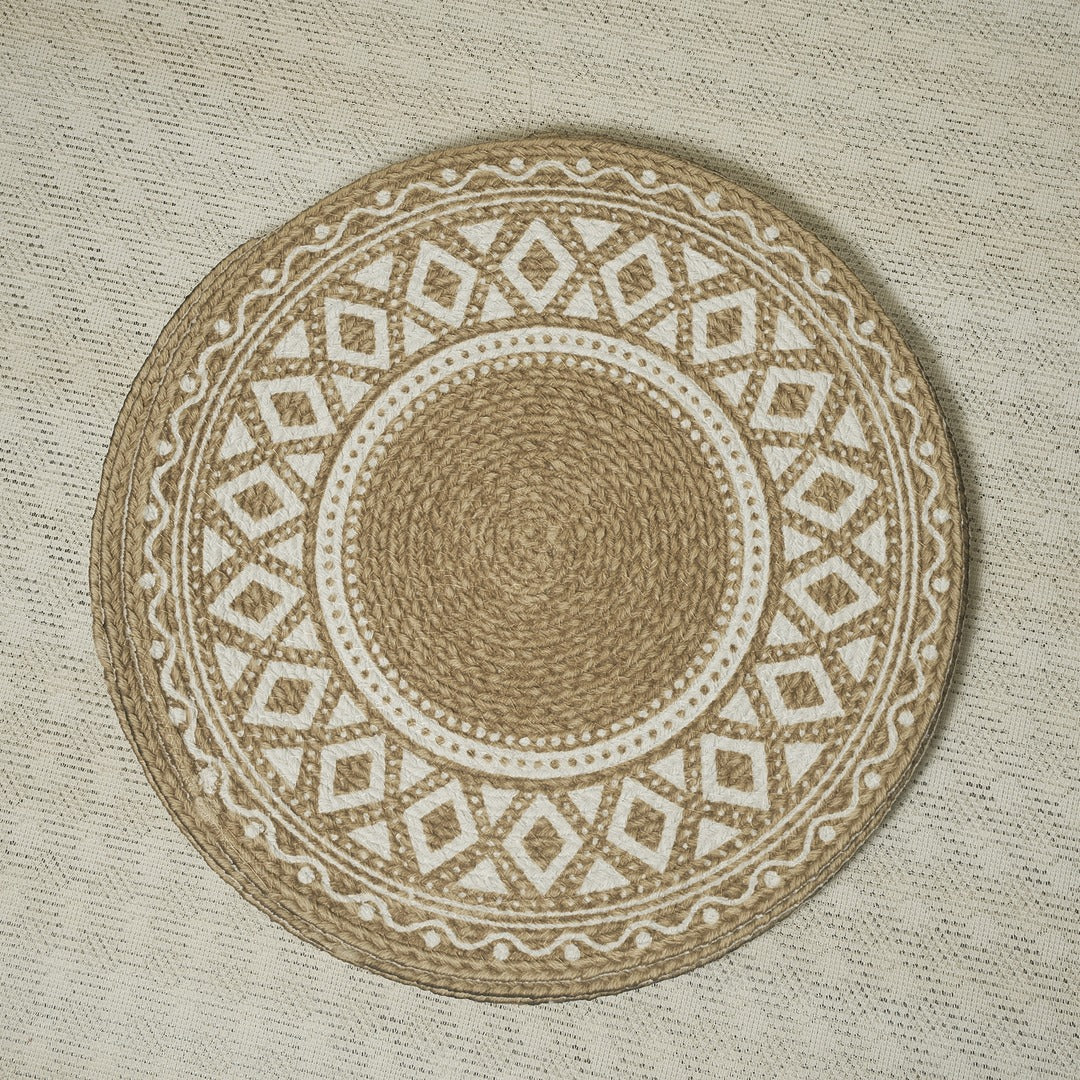 Doriaah Handwoven Boho Round Placemats