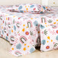 Starry Meadow Pastel Cotton King Size Bedding Set 275x275cm